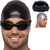 Mirrored Swim Goggles + Reversible Swimming Cap + Protective Case SET