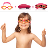 Swimming Goggles for KidsKids Goggles for Swimming with Fun Car Hard Case for Kids & Toddlers Age 2-8