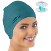 Silicone Swimcap for Long Hair - Swimming Caps for Women & Men - Bathing Cap to Keep Your Hair Dry